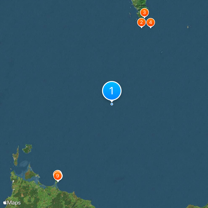 Bass Strait Map