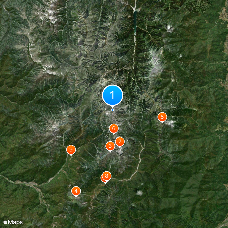 Mount Yari Map