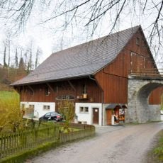 Schlossmühle (17. und 18. Jh.) im Aabachtobel