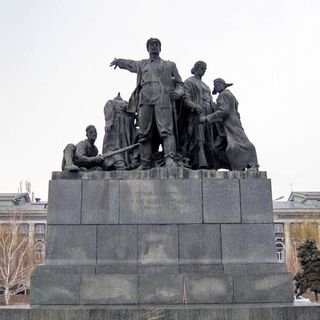 Monument to the heroes of defense of Red Tsaritsyn