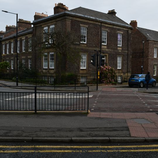 Number 18 And Gate And Area Railings