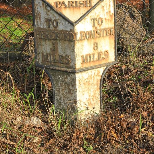 Mile Post About 200 Yards South Of Almshouses