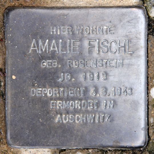 Stolperstein em memória de Amalie Fischl