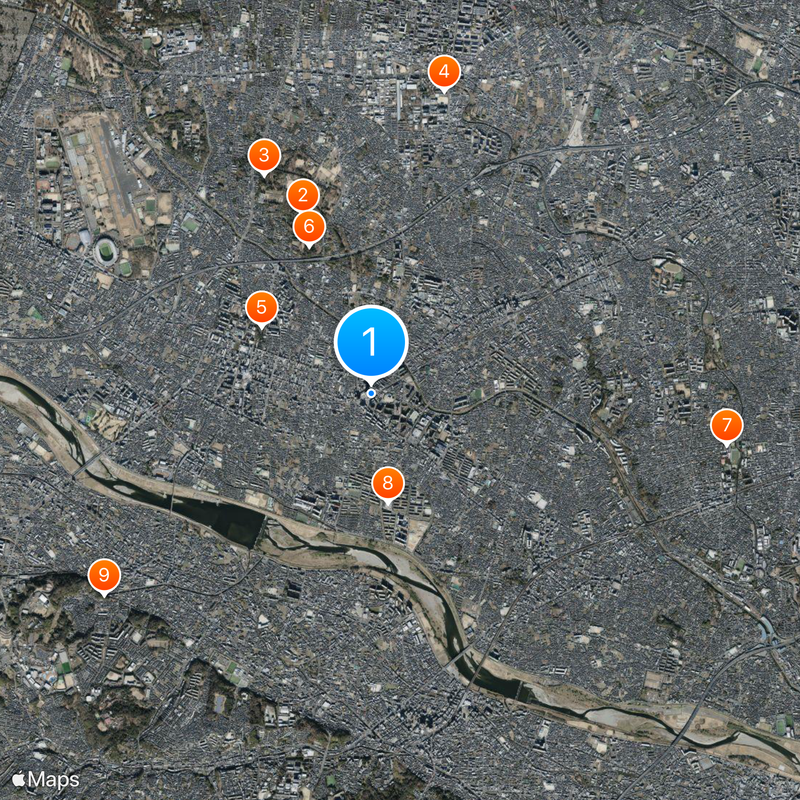 Kokuryō Station Map