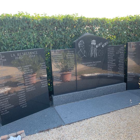 War memorial of Cemetery of Manziat