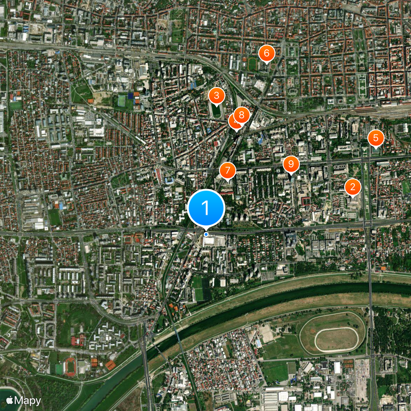 Vjesnik Building Map