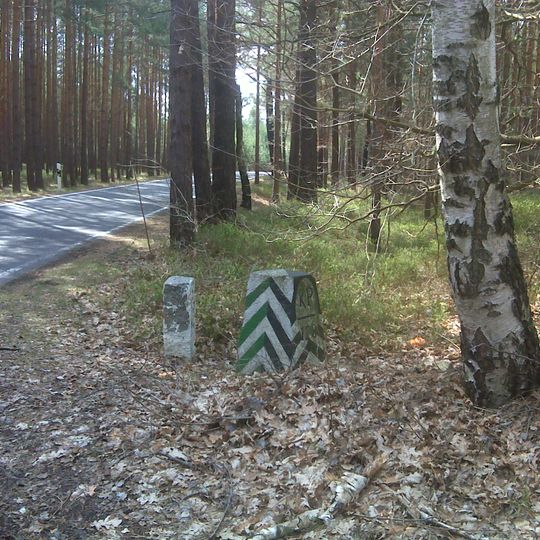Sächsisch-Preußischer Grenzstein: Pilar Nr. 128
