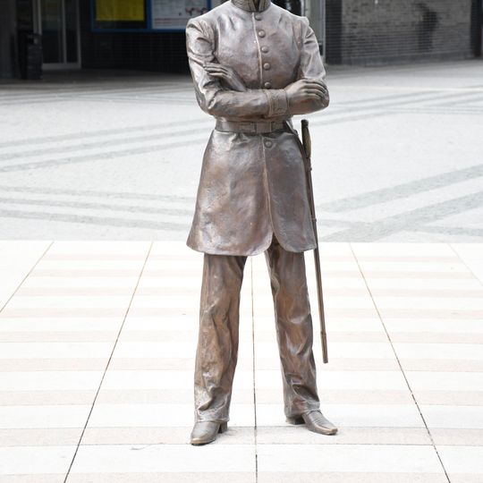 Statue of Jan Perner in Pardubice