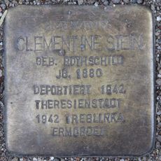 Stolperstein dedicated to Clementine Stein