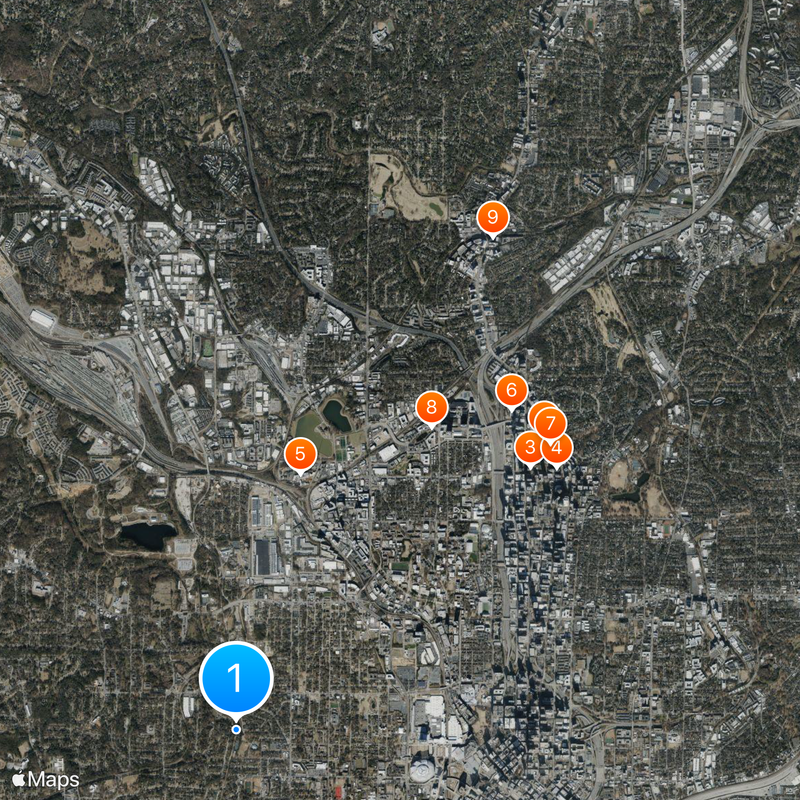 Atlanta Beltline Carte