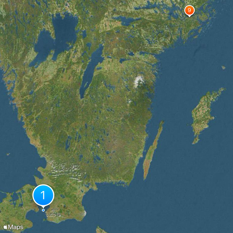 Puente de Oresund Mapa