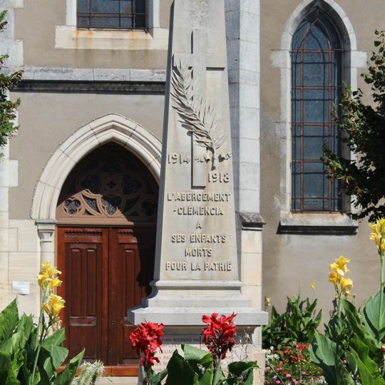 War memorial of L'Abergement-Clémenciat
