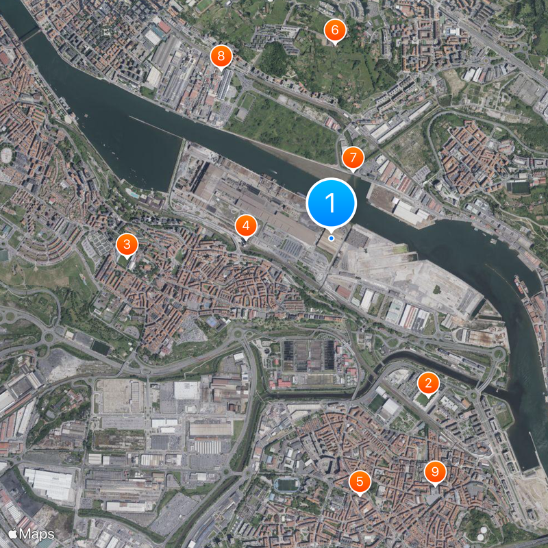 Altos Hornos de Vizcaya Map