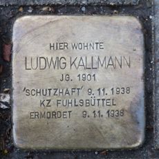 Stolperstein en memoria de Ludwig Kallmann