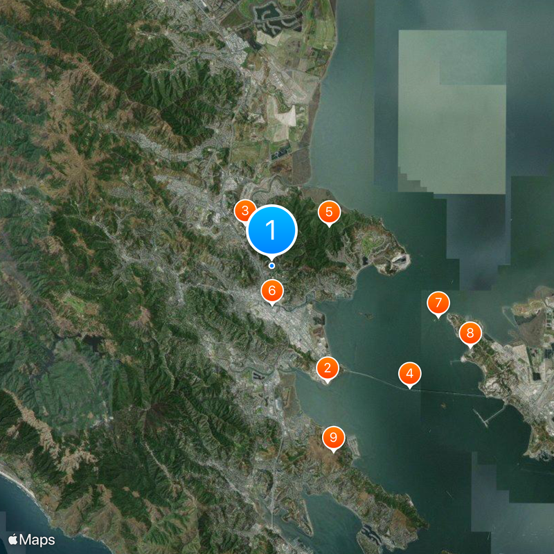 Dominican University of California Map