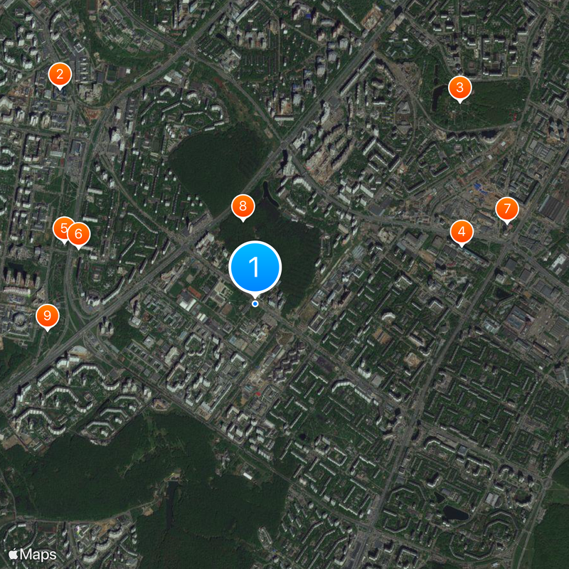 Peoples' Friendship University of Russia Map