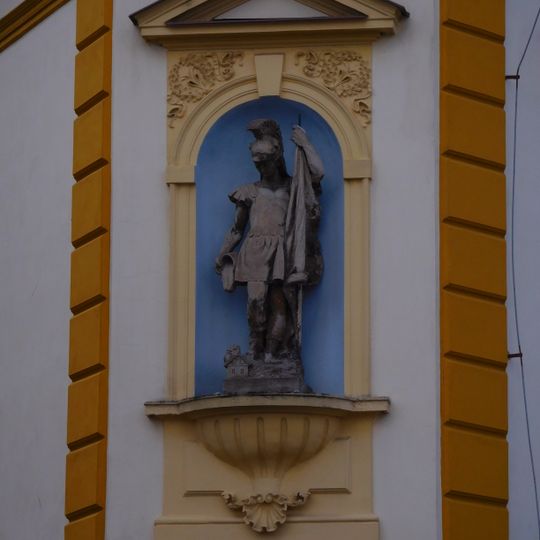 Statue of St. Florian at Lípová 95