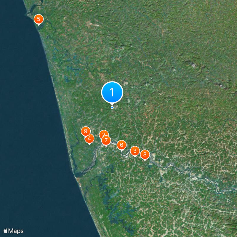 Arya Vaidya Sala Map