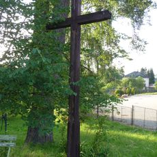 Wooden wayside cross