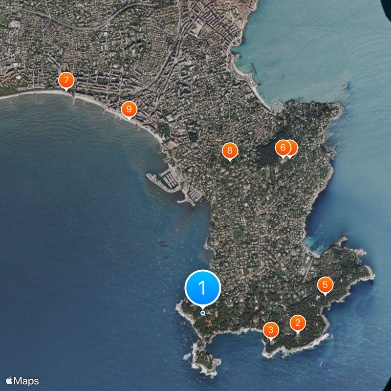 Hôtel du Cap-Eden-Roc Karte