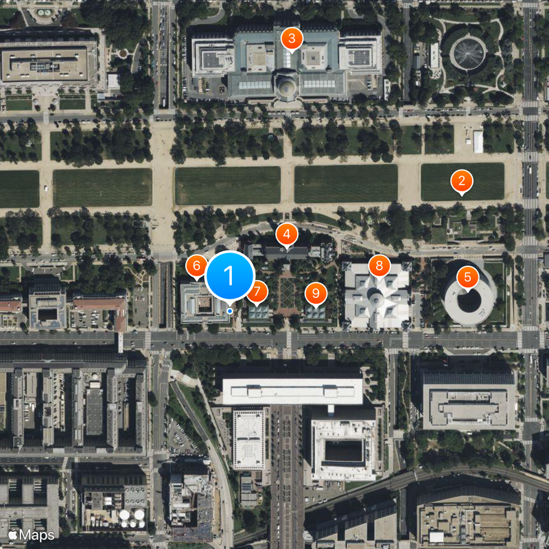 The Peacock Room Map