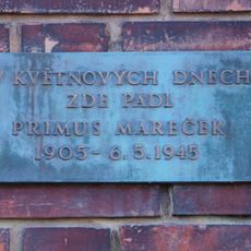 Plaque to Primus Mareček