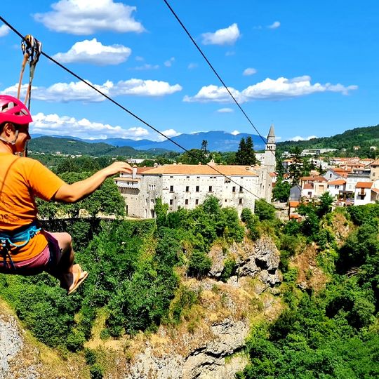 Zip Line Pazin Cave