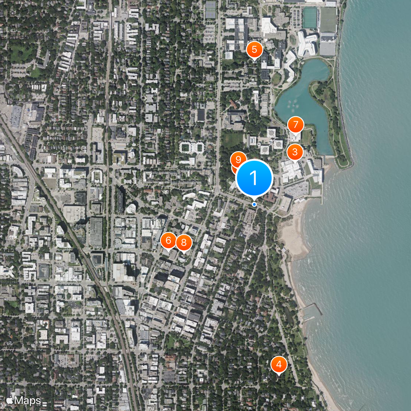 Kellogg School of Management Map