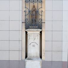 Socha Panny Marie na Nádražní v Bystřici pod Hostýnem