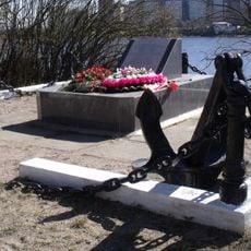 Strogiy destroyer Memorial Sign