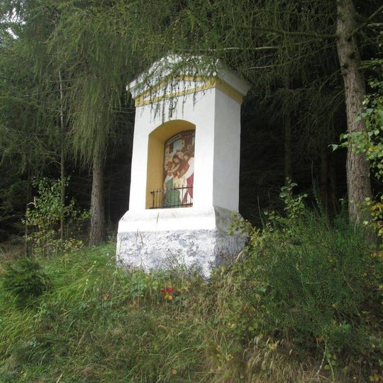 Kaplička na křížové cestě Lhenice - 6. zastavení