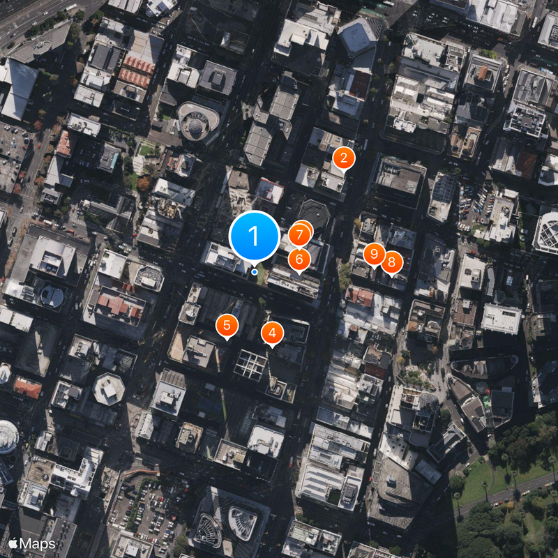 Auckland Central Map