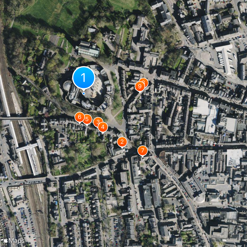 Château de Lancaster Carte