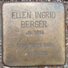 Stolperstein dedicated to Ellen Ingrid Berger