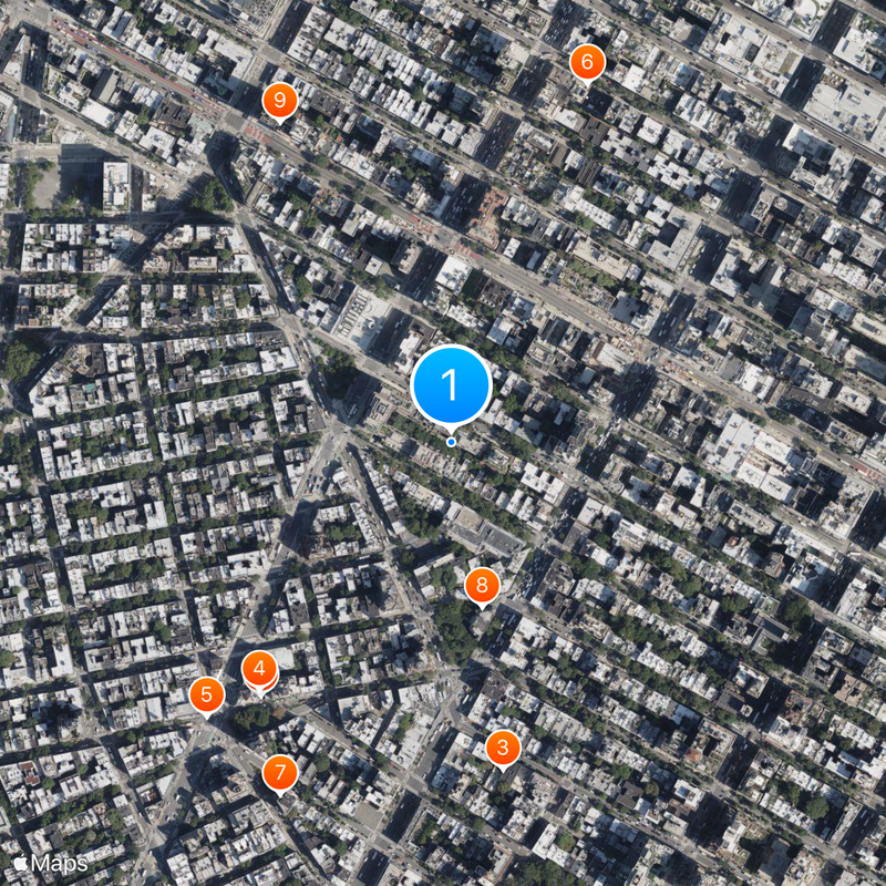 Saint Vincent's Catholic Medical Centers Map