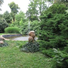 Socha v Teplicích u jezírka