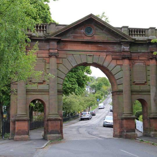Edinburgh, Observatory Road, Harrison Memorial Arch