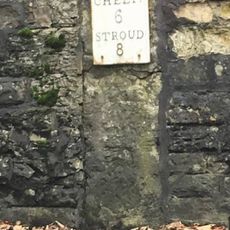 Milestone, Birdlip, jcn Buckholt & Roman Roads