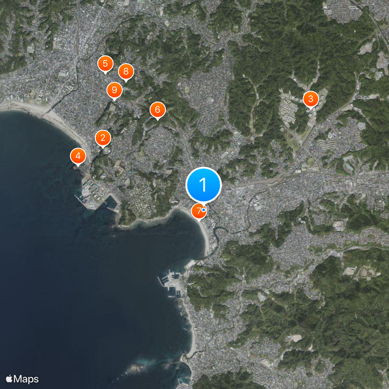 Zushi Kaisei Junior and Senior High School Map